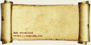 Tijana Zimonjić vizit kartica